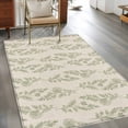 thumbnail image 2 of Area Rugs 2.7'x5', Green Botanical Carpet for Living Room Bedroom Dining Room, Pastoral Elegant Spring Floral Rustic Throw Kitchen Rugs Non Slip Washable Rectangle Indoor Outdoor Rugs, 2 of 8