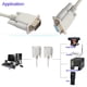 thumbnail image 1 of Serial RS232 9-Pin Male to Female DB9 9-Pin Converter Extension Cable(1.5m), 1 of 6