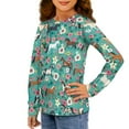 thumbnail image 2 of Jiueut Floral Horse Sweatshirt Cute Hoodies for Girls 9-10T Girls' Fashion Hoodies & Sweatshirts Novelty Youth Hoodie Long Sleeves Crop Tops Pullover Pair with Long Sleeve, 2 of 7