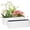 White(16''x 5.5''), variant on Elongated Self Watering Planter Pots Window Box 5.5 x 16 inch Indoor Home Garden Modern Decorative Planter Pot for All House Plants Flowers Herbs (White,1-Pack)