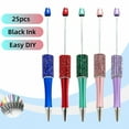 thumbnail image 4 of 75 Pcs DIY Diamond Beadable Pen Kit , 25 Plastic Rhinestone Beaded Pens Bulk with Refills & Bags, 4 of 5