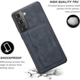 thumbnail image 5 of for Samsung Galaxy S22 Case, Slim PU Leather Wallet Case Credit Card Slot Holder Lightweight Protective Case with Kickstand for Samsung Galaxy S22 (Gray), 5 of 11