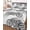 Light Gray, variant on Quilts Queen Size Bedding Set, Black White Motorcycles Reversible Summer Quilt 3 Pieces, Modern Hand-Painted Vehicles Lightweight Bedspreads Coverlets with 2 Pillow Shams for All Seasons