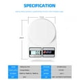 thumbnail image 5 of 3530 oz/3.53 oz Shipping Scale, Accurate Digital Postal Scale with Hold and Tare Function, LCD Display, Auto-Off, Postage Scale for Packages and Mailing, Battery and Adapter Included, 5 of 9