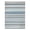 Blue/Multi, variant on TOWN & COUNTRY EVERYDAY Rio Multicolor Stripe Indoor Outdoor Area Rug, UV Fade Resistant, High-Low Pile, Blue/Multi, 5'2"x7'2"