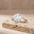 thumbnail image 4 of Rosec Jewels Lab Grown Diamond Engagement Ring 3 Ct - IGI Certified (E-VS1 Grade) - Diamond Solitaire Ring with Jewelry Box, 925 Sterling Silver, US 4.00, 4 of 8