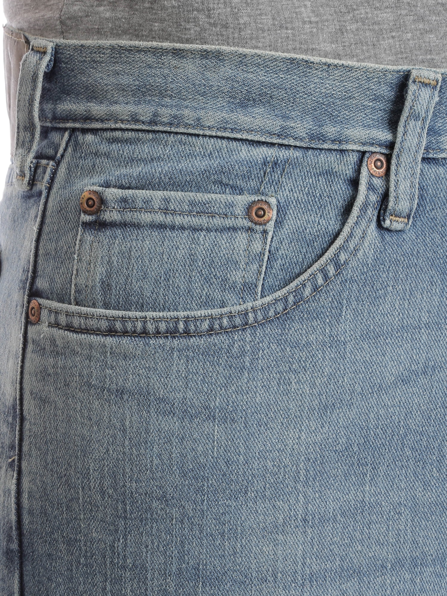 Wrangler Men's 5 Pocket Denim Short, Relaxed Fit