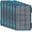 Blue, variant on 6 Pack Fishing Tackle Boxes Waterproof 3600 and 3700 Tackle Trays with Removable Dividers Plastic Storage Organizer Bait Vault Camouflage Box for Freshwater Saltwater (Blue,3600)