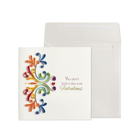 NIQUEA.D, Day Over Fabulous Quilling Birthday Card