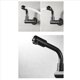 thumbnail image 4 of 3X 360 Grados Giratorio Negro Montado En la Pared Solo Mezclador de Agua Fría Latón Macizo de Cocina Grifo Fregona Piscina Grifos de Agua, 4 of 8