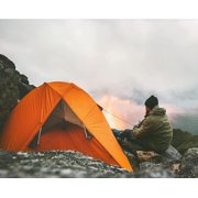 Small Memory Foam Bed Pillow for Camping - Compressible Medium Firm, Breathable Cover, Washable