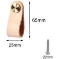 thumbnail image 2 of Manija de cuero 8 piezas Manijas de gabinete de cuero Manijas de armario para accesorios de decoración de muebles exquisitos con accesorios de tornillos TUNC  Sencillez, 2 of 5