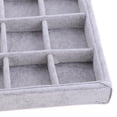 thumbnail image 4 of Caja de Almacenamiento de 24 Tragamonedas para Joyas Productos de Automóvil Cortacéspedes Jardín Plata, 4 of 9