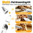 thumbnail image 5 of AIRROBO GP04 Plus Dog Grooming Kit with Vacuum, Pet Clippers Set, Low Noise Grooming Tools, 5 of 9