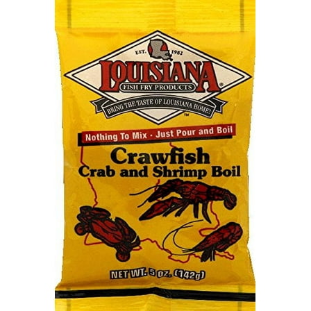 Louisiana Fish Fry Products-Crawfish, Crab & Shrimp Boil - 5Oz Packages