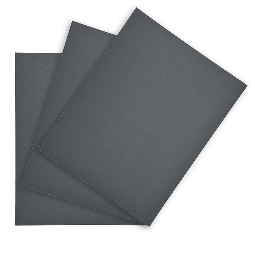 Uxcell 11" x 9" 800 Grit Silicon Carbide Waterproof Sandpaper 3 Pack
