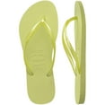 thumbnail image 5 of Havaianas Kids Slim Flip Flops - Kids' Summer Sandals for Boys & Girls - Matcha Green, 2Y big kid, 5 of 6