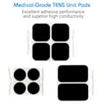 thumbnail image 2 of LotFancy 20 TENS Unit Replacement Pads, Adhesive Electrode Pads, 2mm Pin, 2 of 8