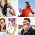 thumbnail image 6 of iPhone 13 Case, Liquid Silicone Soft Gel Rubber iPhone 13 Phone Case Slim Fit Cover with Microfiber Lining Shockproof Protective Phone Cases for iPhone 13 6.1 inch, Pearly Purple, 6 of 15