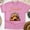 Azalea, variant on Beautiful Dog Face Cartoon Graphic T-Shirt for Adults, Dark Heather, Size S