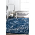 thumbnail image 4 of nuLOOM Paisley Verona Vintage Persian Accent Rug, 2' x 3', Dark Blue, 4 of 7