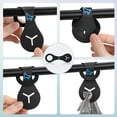 thumbnail image 3 of Dog Poop Bag Holder for Leash Waste Bag Carrier Dog Poop Bag Dispenser for Walking Running Bicycle Accessory 4 pieces (Black), 3 of 4