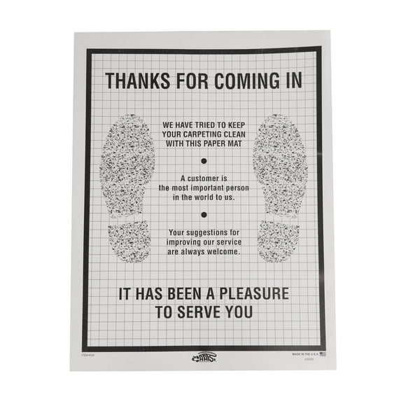 Tapetes desechables de papel para automóviles SSWBasics, 17 x 22 cm, 500 unidades