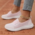 thumbnail image 3 of Chenyee Women's Wedge Orthopedic Shoes Comfortable Soft Sole Mesh Slip On Walking Shoes With Arch Support, 3 of 8