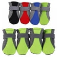 Dog Boots Soft Bottom Shoes for Large Dogs with Reflective Straps Rugged AntiSlip Protect Dog