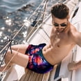 thumbnail image 2 of luoweisi Men's Beach Shorts Quick Dry Swim Trunks with Mesh Lining Butterfly XL, 2 of 5