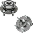 thumbnail image 7 of Detroit Axle - Brake Kit for 2014 2015 2016 Mazda 3 Sport, Drilled Slotted Brake Rotors Ceramic Brake Pads Wheel Bearing Hubs: 11.02" Front and 10.43" Rear Rotor, 7 of 7