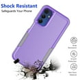 thumbnail image 5 of For Samsung A15 6.5" 5G Case ,Sturdy Phone Case for Galaxy A15 5G 2024,Tiflook Shockproof Protection Heavy Duty Armor Hard Plastic & Rubber Rugged Bumper 2-in-1 Case Cover ( Purple ), 5 of 6