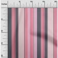 thumbnail image 1 of oneOone Georgette Viscose Fabric Bayadere Stripe Fabric Prints By Yard 42 Inch Wide, 1 of 4