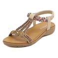 thumbnail image 1 of Sandalias de moda todo en uno para mujer, color amarillo, 1 of 6