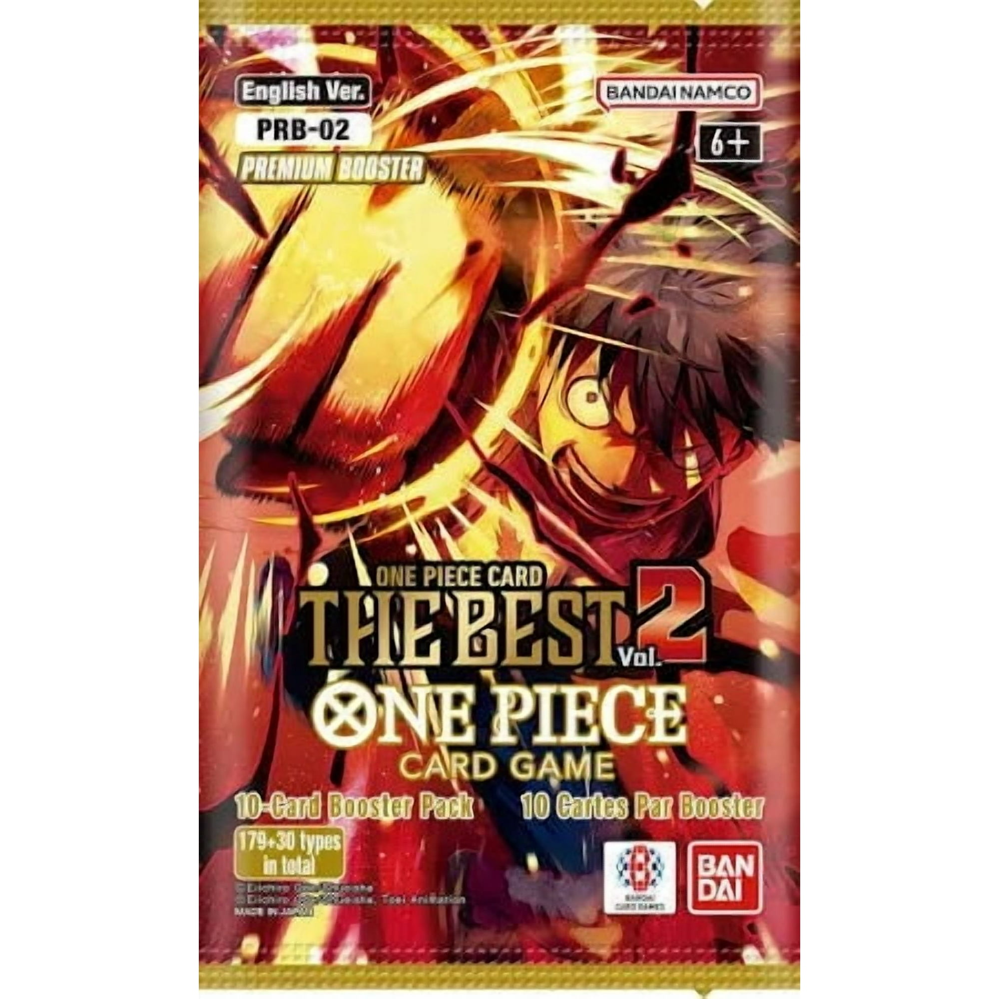 One Piece TCG: The Best One Vol. 2 (PRB-02) Booster Box - 20 Packs