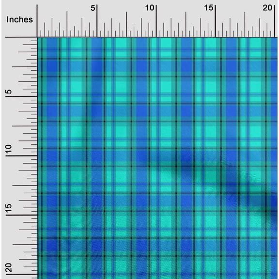 oneOone Polyester Lycra Red Fabric Check Dress Material Fabric Print Fabric By The Yard 56 Inch Wide