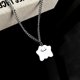thumbnail image 2 of Collar con colgante de fantasma bonito de acero y titanio Simple a la moda para mujeres y hombres, collares de Hip Hop a la moda, los mejores regalos de joyería de amistad Gao Jinjia LED, 2 of 2
