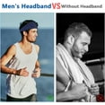 thumbnail image 4 of WIOMEASK Sports headbands (5 pack), moisture wicking fitness headbands, sweat wicking headbands for running, yoga, unisex headbands., 4 of 7