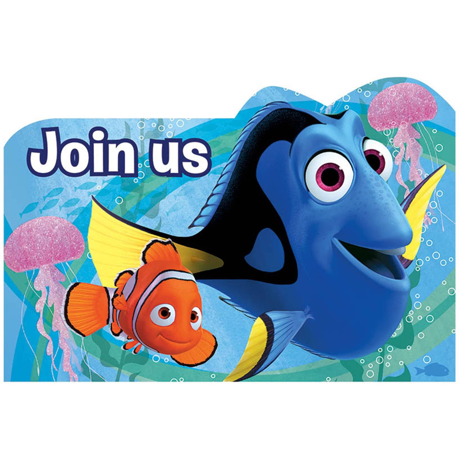 Disney Finding Dory Invitations 8ct Walmart disney-finding-dory-invitations-8ct-walmart