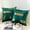 Dark Green, variant on Decorative Throw Pillow for Sofa Bed Chair, Modern Geometric Accent Cushions for Elevated Home Styling and Lounge Comfort,2-Pack