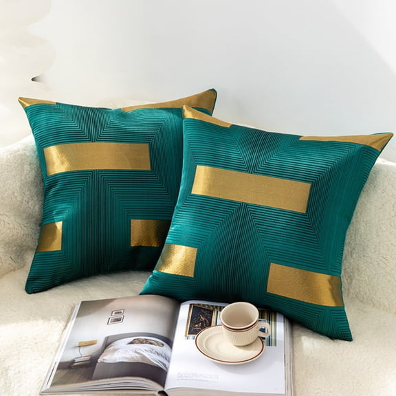 Decorative Throw Pillow for Sofa Bed Chair, Modern Geometric Accent Cushions for Elevated Home Styling and Lounge Comfort,2-Pack