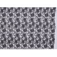 thumbnail image 2 of Zelouf Embroidered Ribbon & Sequin On Tulle [Emb3333]  , Sewing, DIY, Crafts Fabric by the Yard, Black, 1 Yard, 2 of 2