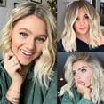 GARENAS U Part Bob Human Hair Wig Slightly Curly Medium Parted Long garenas-u-part-bob-human-hair-wig-slightly-curly-medium-parted-long