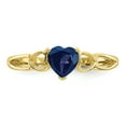 thumbnail image 4 of Primal Gold 10 Karat Yellow Gold Geniune Sapphire Birthstone Ring, 4 of 7
