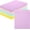 Candy, variant on 50 Pieces Library Card Pockets 5 Colors Library Card Envelopes with 60 PCS Removable Adhesive Dots for School Office Public Library Books (Candy)