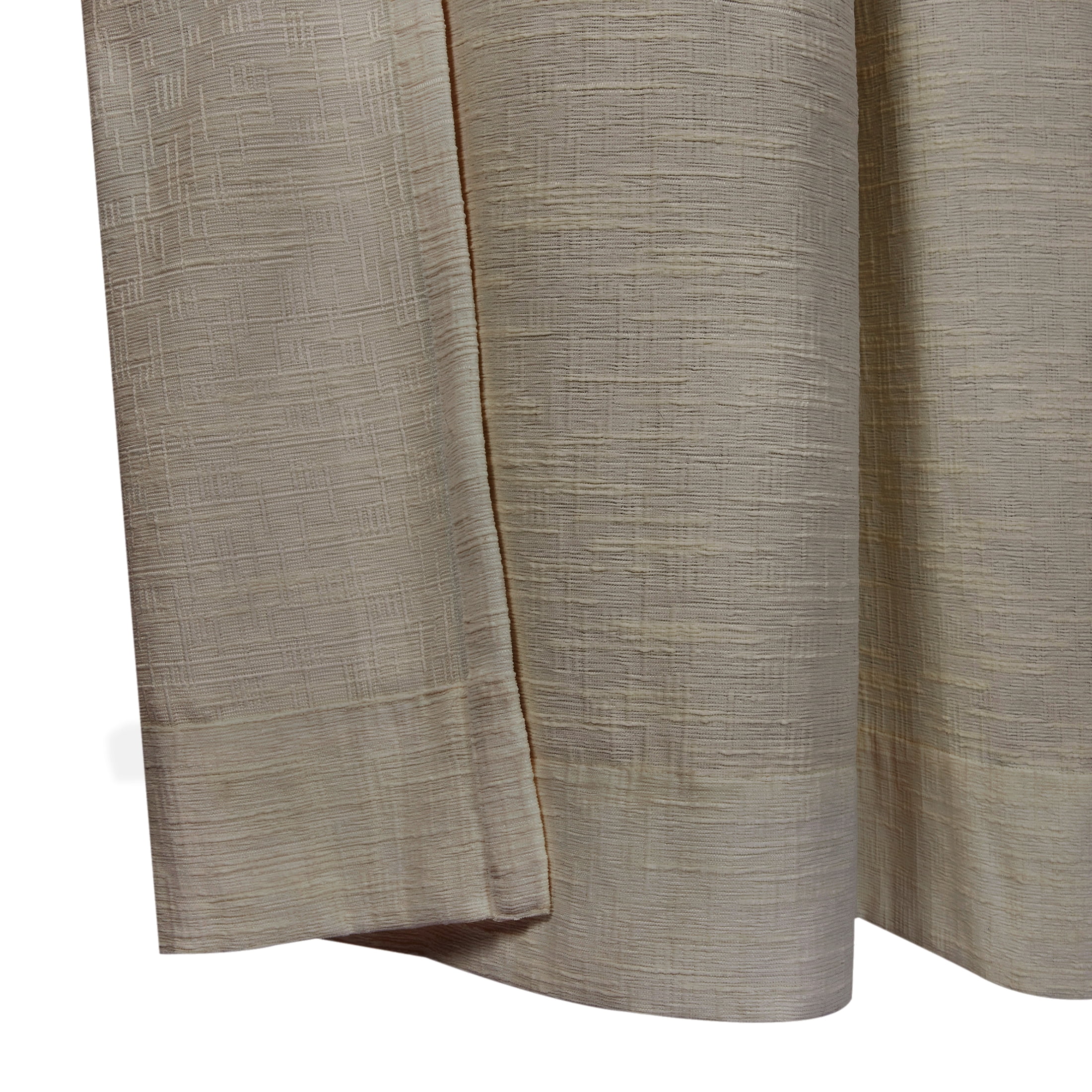 Better Homes & Gardens Textured Chenille Light Filtering Single Curtain Panel, Grey Bisque, 50 in x 108 in