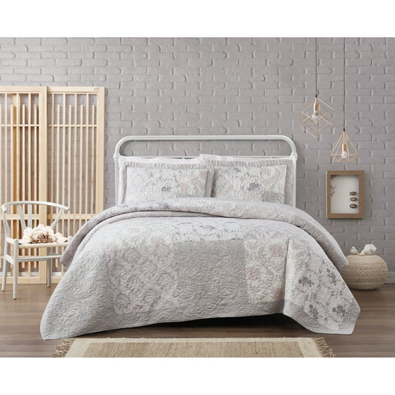 Cottage Classics 200 Thread Count 2 Piece Quilt Set, Twin-XL