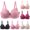 Beige—Bras, variant on Plus Size Push Up Bra for Older Women Underwire Padded Lace Bra for Large Bust Full Coverage Supportive Bras Comfort Everyday Bra Red 80D