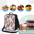 thumbnail image 4 of Balery Colourful Horses Caja de Almuerzo y Bolsa de Almuerzo para Hombres y Mujeres, Bolsa de Almuerzo Reutilizable con Gran Capacidad, Bolsa de Almuerzo Aislada, 4 of 7