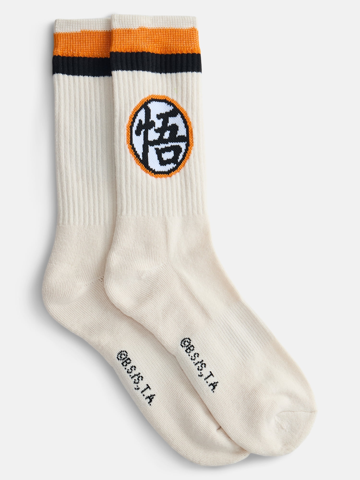 Dragon Ball Z Men's Athletic Crew Socks, 3-Pack, Sizes 8-12